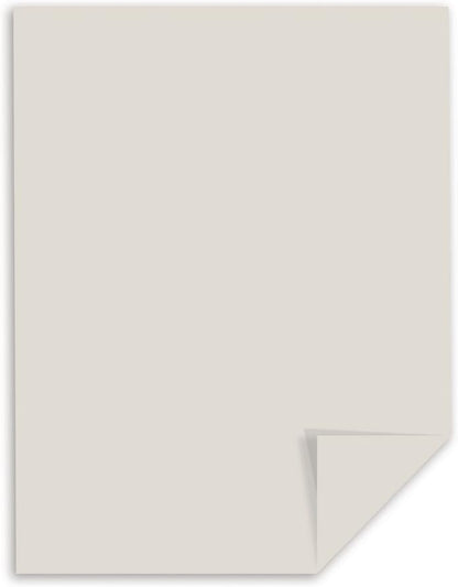 Neenah® Extra-Heavyweight Exact® Index Card Stock, 110 Lb., 8 1/2" x 11", Gray, Pack Of 250 Sheets
