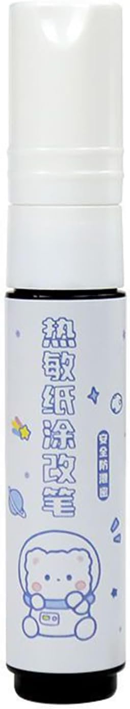 Thermal Paper Correction Liquid Pen, Quick Drying Correction Fluid for Identity information, Shipping Address, Document, 14cm, 1 Stick