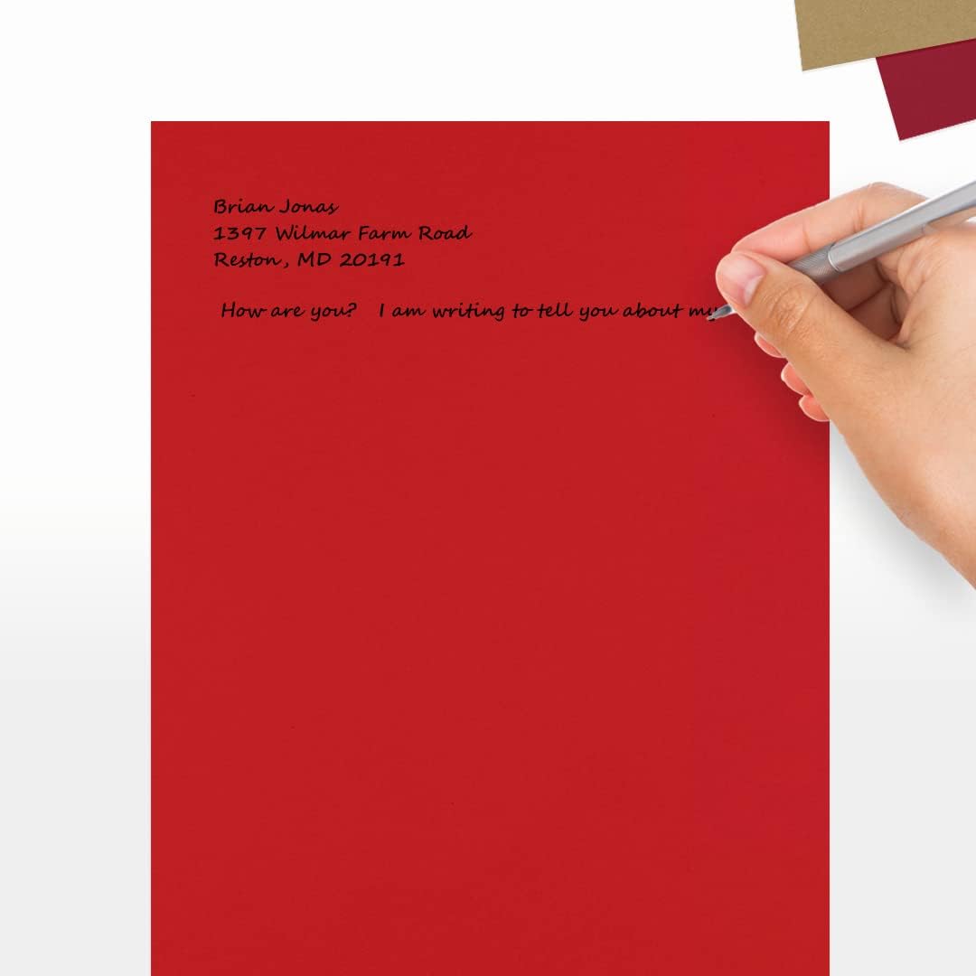LUXPaper 8.5" x 11" Paper | Letter Size | Pastel Canary Yellow | 60lb. Text | 50 Qty