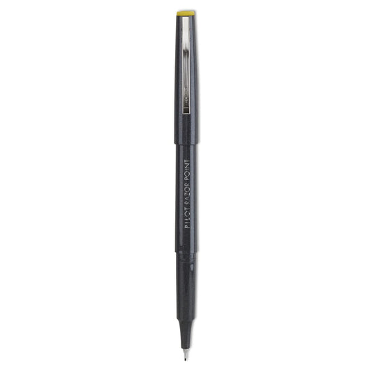 PILOT Razor Point Fine Line Marker Stick Pens, Ultra-Fine Point (0.3mm) Black Ink, 12-Pack (11001)
