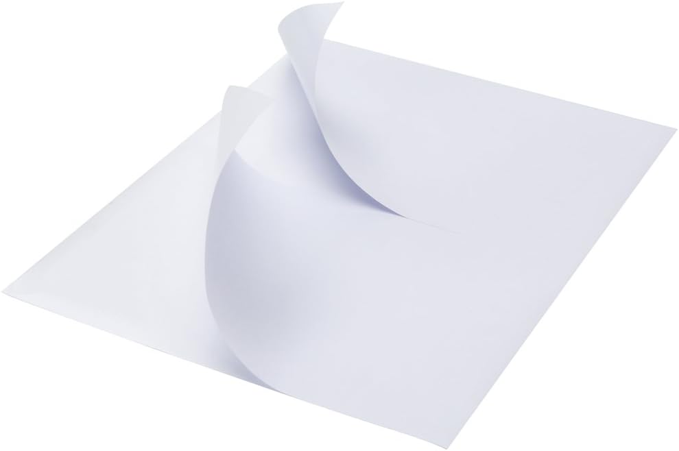 SJPACK 1000 Half Sheet Self Adhesive Shipping Labels, 8.5" x 5.5" Address Labels for Laser & Inkjet Printers(1000 labels-500 Sheet)