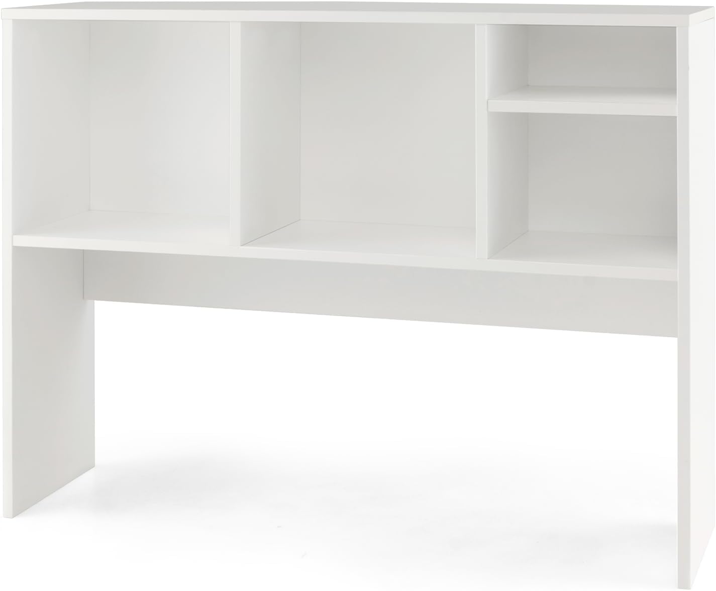 Tangkula Desktop Bookshelf, Countertop Storage Hutch with 5 Shelves for Computer Desk, Desk 3-Tier Display Rack, Multipurpose Wood Desktop Hutch Storage Organizer for Dorm Office Home