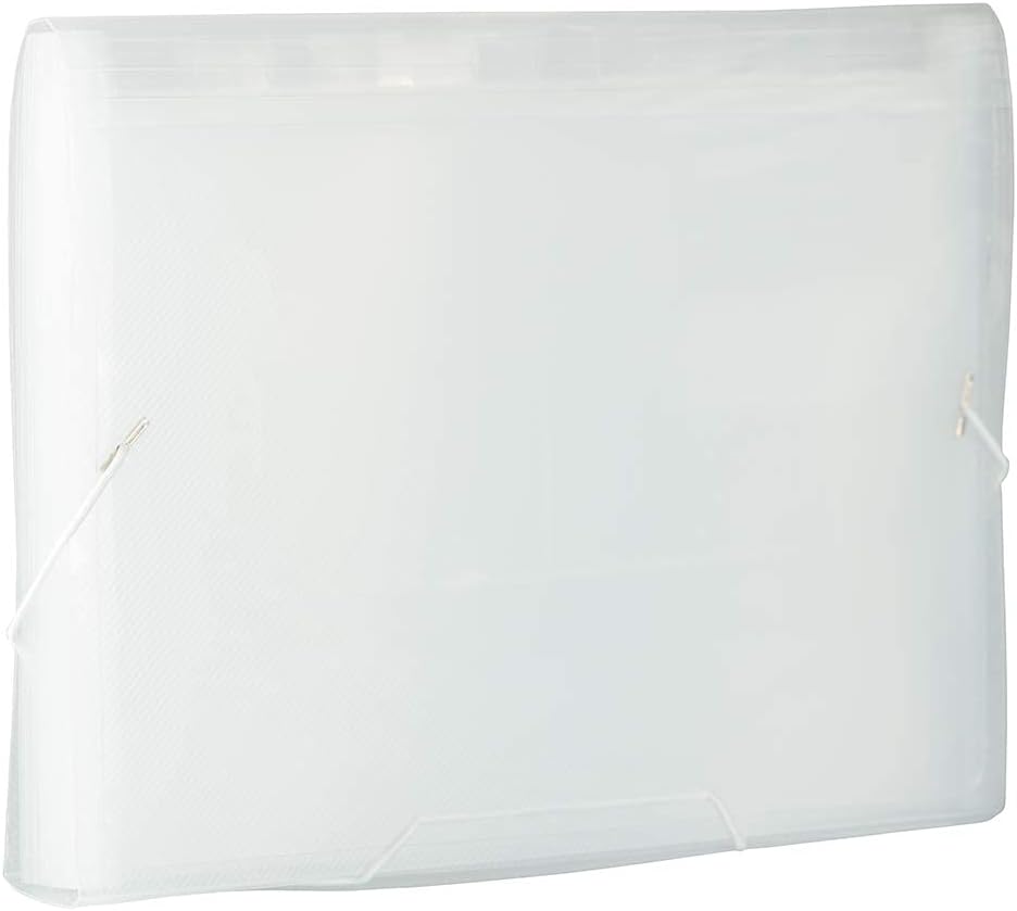 JAM Paper Accordion Folders - 13 Pocket Plastic Expanding File - Legal Size - 10 x 15 - Red - Sold Individually