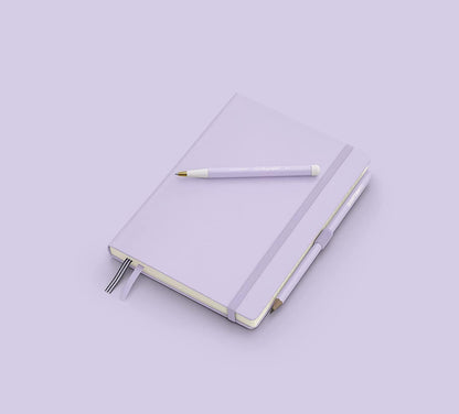 LEUCHTTURM1917 - Notebook Hardcover Medium A5-251 Numbered Pages for Writing and Journaling - Thinking Ahead (Plain Paper, Spice Brown)