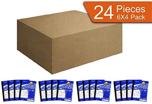 Mintra Primary Composition Notebook, 4 Pack, Assorted Colors 80 Sheets, 7.5in x 9.75in, 1/2 Sheet, Ruled with Drawing Area, Flexible Hardcover Journal, Grades K-2, School & Home Use