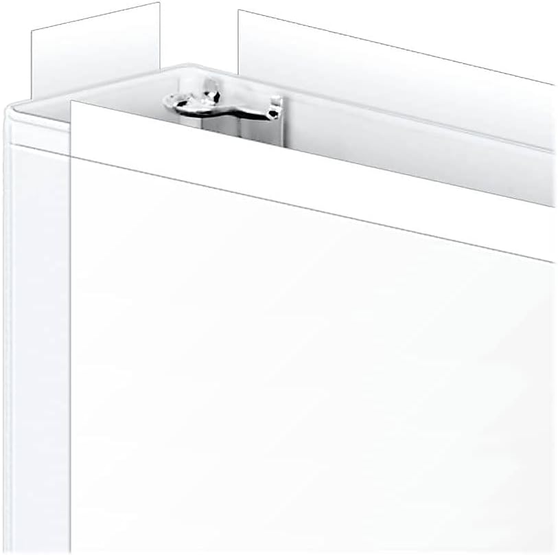 Cardinal 11-Inch x 17-Inch ClearVue Slant-D Ring Binder, 2-Inch, White (22132)