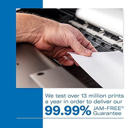 Hammermill Cardstock, Premium Color Copy, 100 lb, 8.5x11 - 1 Pack (250 Sheets) - 100 Bright, Made in the USA Card Stock, 120024R, White