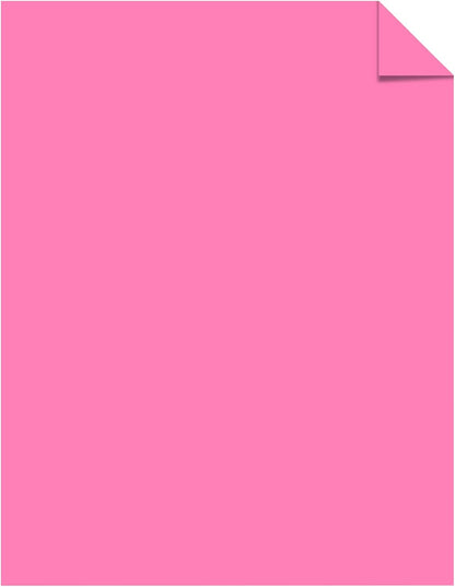 Bright Color Paper, Neenah Astrobrights®, Letter Paper Size, 24 Lb, FSC® Certified, Pulsar Pink, Ream Of 500 Sheets