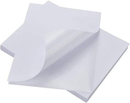 MFLABEL Half Sheet Shipping Labels - 200 Self Adhesive Sticker Sheets for Laser & Inkjet Printers, Waterproof & Smudge-Free, with 12 Free Fragile Labels for Packaging, Shipping and Crafting - Colors A
