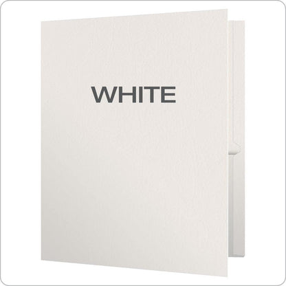 Oxford Twin-Pocket Folders, Textured Paper, Letter Size, Dark Blue, Holds 100 Sheets, Box of 25 (57538EE)