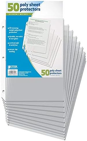 Better Office Products Sheet Protectors, 200 Piece