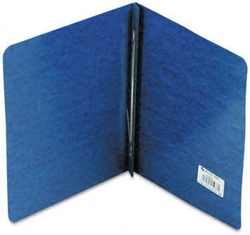 Pressboard Report Cover, Prong Clip, Letter, 3" Capacity, Dark Blue