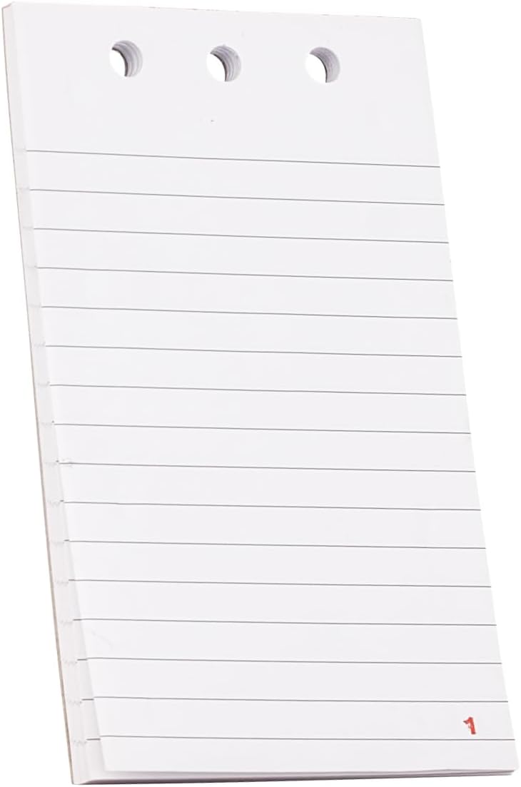 JAY-PEE Memo Book Note Pad Cover NYC Regulation Style Memo Binder with 3 Heavy Metal Rings. Includes 1 Small Size Note Pad 3" X 5" Made of Full Grain Black Leather
