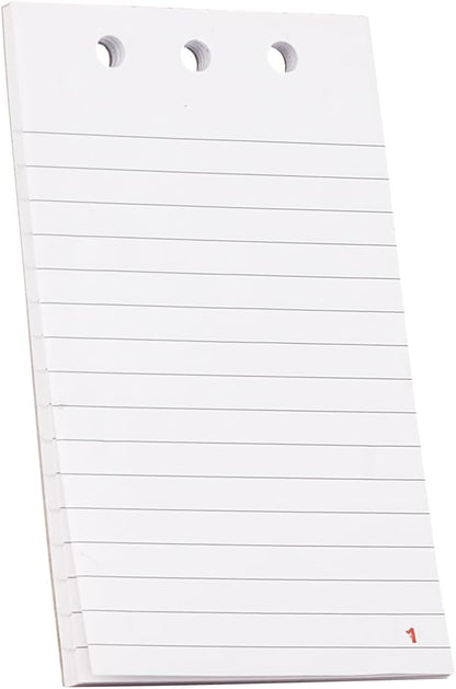 JAY-PEE Memo Book Note Pad Cover NYC Regulation Style Memo Binder with 3 Heavy Metal Rings. Includes 1 Small Size Note Pad 3" X 5" Made of Full Grain Black Leather
