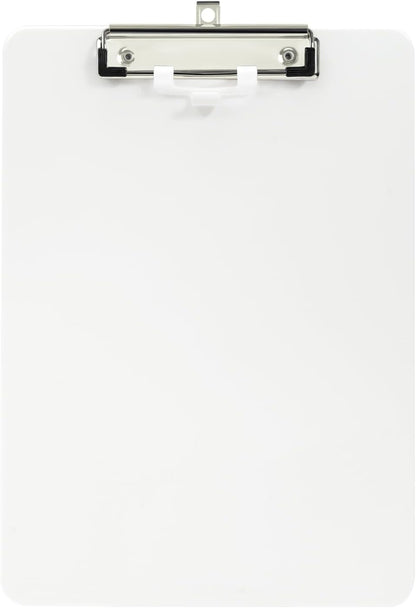Deli Plastic Clipboard, Clipboards with Low Profile Clip, Standard A4 Letter Size Clipboard for Office, Nurses, Students, and Women, Size 12.4 ×9 Inch, Blue
