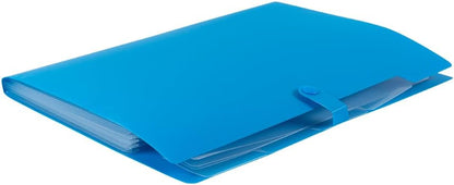 JAM Paper Accordion Folders - 13 Pocket Plastic Expanding File - Legal Size - 10 x 15 - Red - Sold Individually