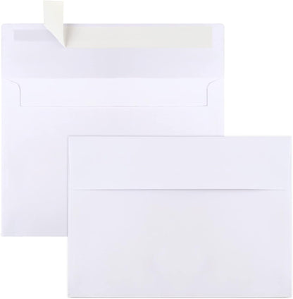 Joyberg 72 Packs #10 Envelopes, Business Envelopes, Envelopes Self Seal, Security Envelopes, Peel and Seal Closure, Size 4-1/8 X 9-1/2 Inches, White, 26LB