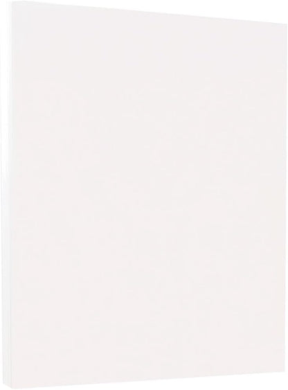 JAM PAPER Vellum Bristol 65lb Cardstock - 8.5 x 11 Coverstock - 147 gsm - Cream - 50 Sheets/Pack