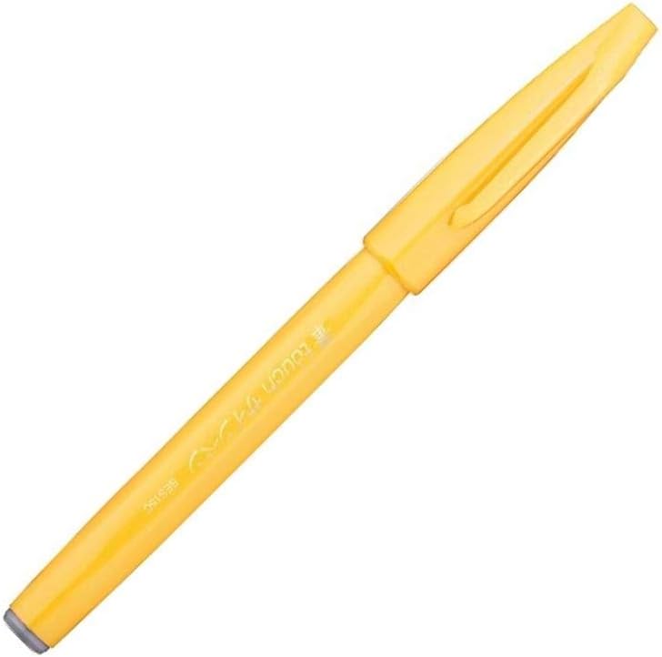 Pentel Fude Touch Sign Pen, Pink, Felt Pen Like Brush Stroke (SES15C-P)