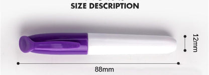 SKKSTATIONERY 36 Pcs Mini Dry Erase Markers, Whiteboard Markers, Marker Pens 3.5'', Black.