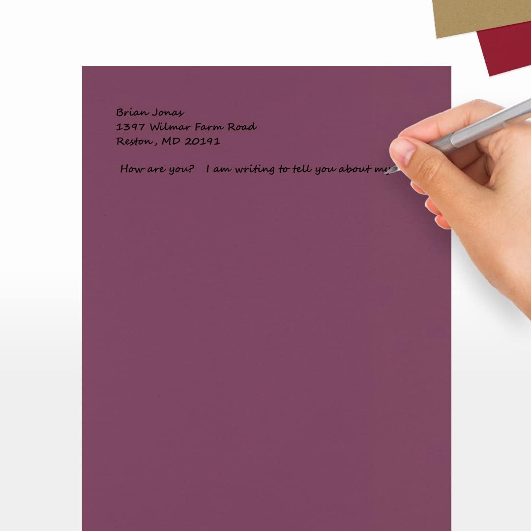 LUXPaper 8.5" x 11" Paper | Letter Size | Pastel Canary Yellow | 60lb. Text | 50 Qty
