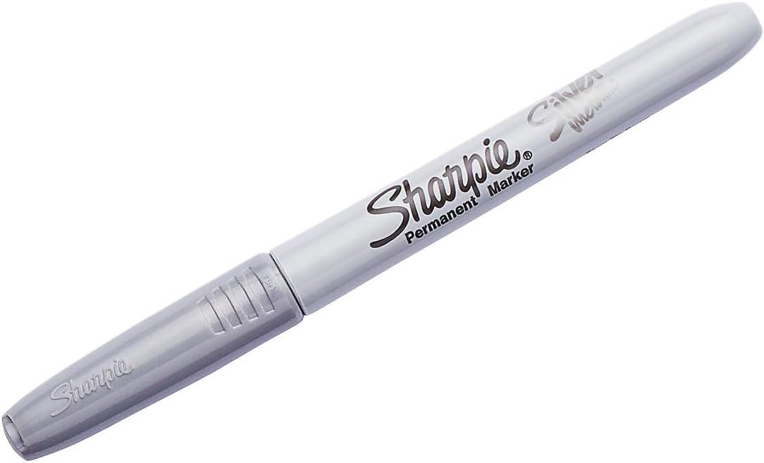 Sharpie - Fine Point Metallic Permanent Markers - Silver/Gold/Bronze (1-Pack of 4)