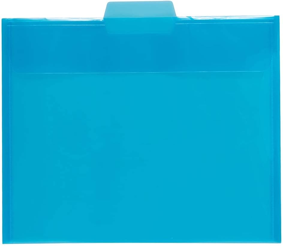JAM Paper Accordion Folders - 13 Pocket Plastic Expanding File - Legal Size - 10 x 15 - Red - Sold Individually