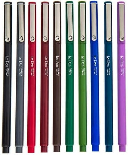 Uchida Of America 4300-10B 10-Piece 0.3 Point Size Le Pen Drawing Pen Set