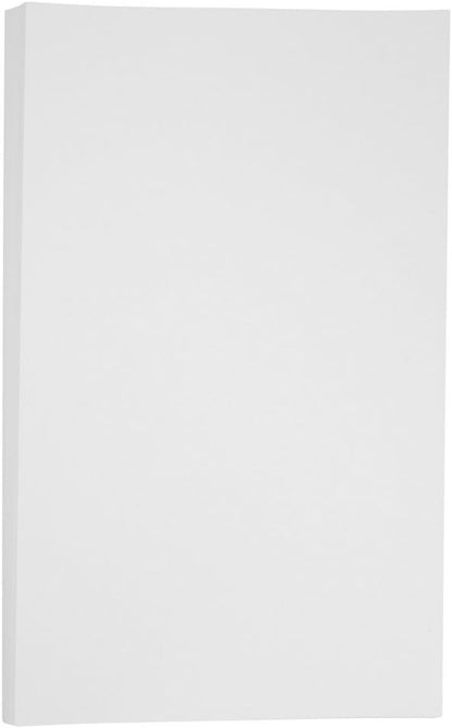 JAM PAPER Vellum Bristol 65lb Cardstock - 8.5 x 11 Coverstock - 147 gsm - Cream - 50 Sheets/Pack