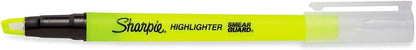 Sharpie Clear View Highlighter Stick, Yellow, 3/Pack (1950745)