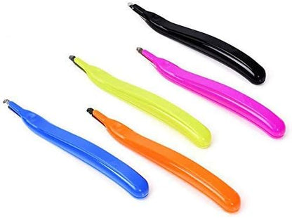 ZZTX 3 PCS Professional Magnetic Staple Remover Puller Staples Remover Staple Removal Tool for School Office Home(Blue, Rose, Green)