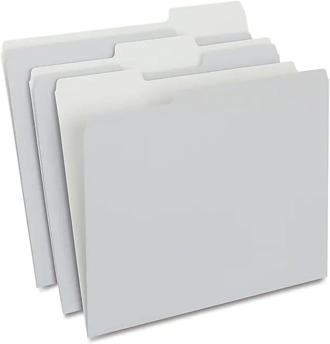 Staples File Folders, Letter Size, 1/3‑Cut Tabs, Purple, Durable 10.5‑Point Paper Stock, 100/Pack