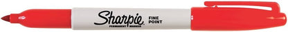SHARPIE Fine Point Permanent Markers, Red, 1 Count