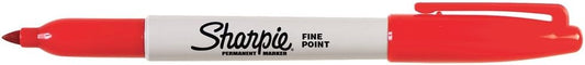 SHARPIE Fine Point Permanent Markers, Red, 1 Count