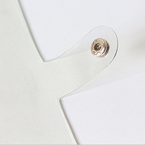 A6 A5 6-Holes Colorful PVC Cover Round Ring View Binder with Snap Button Closure File Folder for Loose Leaf Sheet Protectors Notebook Refill (Pink Daisy, A5 Mini Set) - Colors B