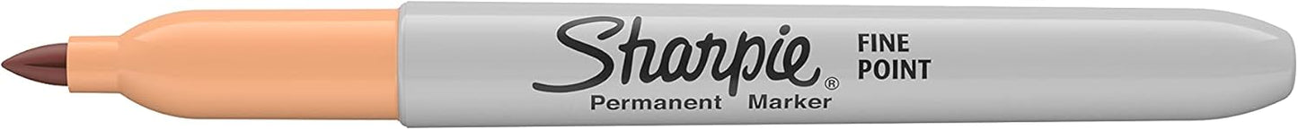 Sharpie Permanent Markers, Fine Point, Black, 12 Count