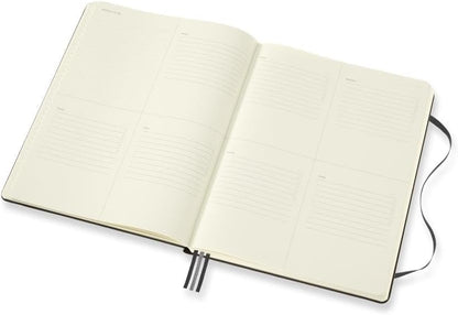 Moleskine PRO Project Planner, Hard Cover, XL (7.5" x 9.5") Black, 288 Pages