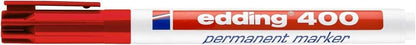 edding 400 Permanent Marker - Violet - 1 Pen - fine Round tip 1 mm - Waterproof, Quick-Drying, Smear-Proof pens - for Cardboard, Plastic, Wood, Metal, Glass and Fabric
