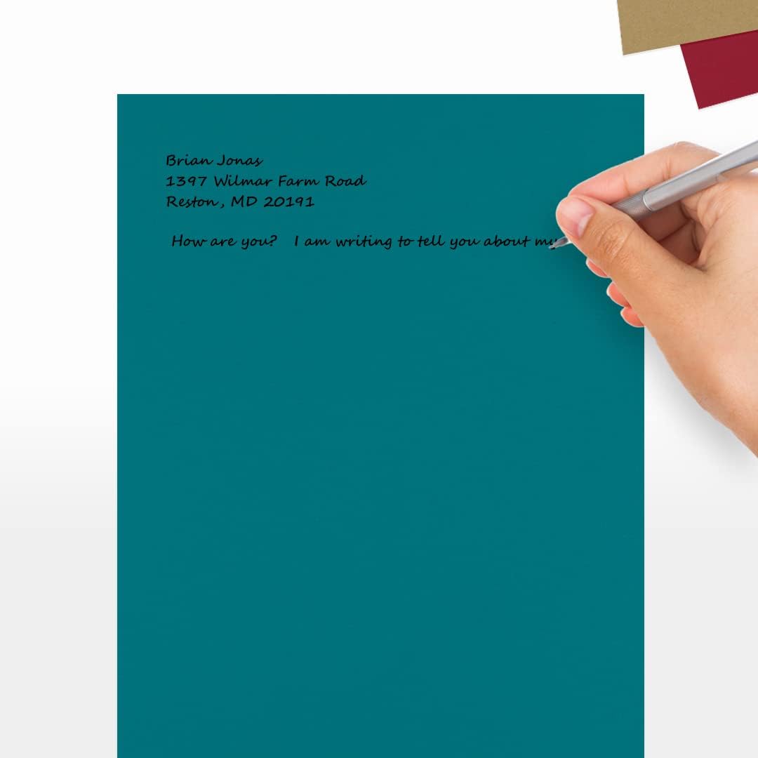 LUXPaper 8.5" x 11" Paper | Letter Size | Pastel Canary Yellow | 60lb. Text | 50 Qty