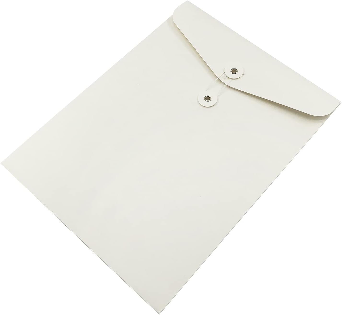 VANRA Kraft Paper A4/C4 File Folders Filing Envelope Folder Pack of 5, Filing Envelope Folder Jacket Document Letter Organizer with String Closure for School,Office (Black)