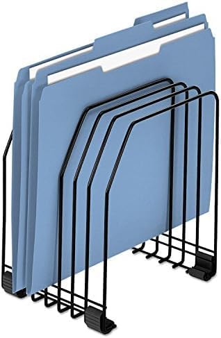 Fellowes Workstation File Organizer, 7 Section, Wire, Black (68112)