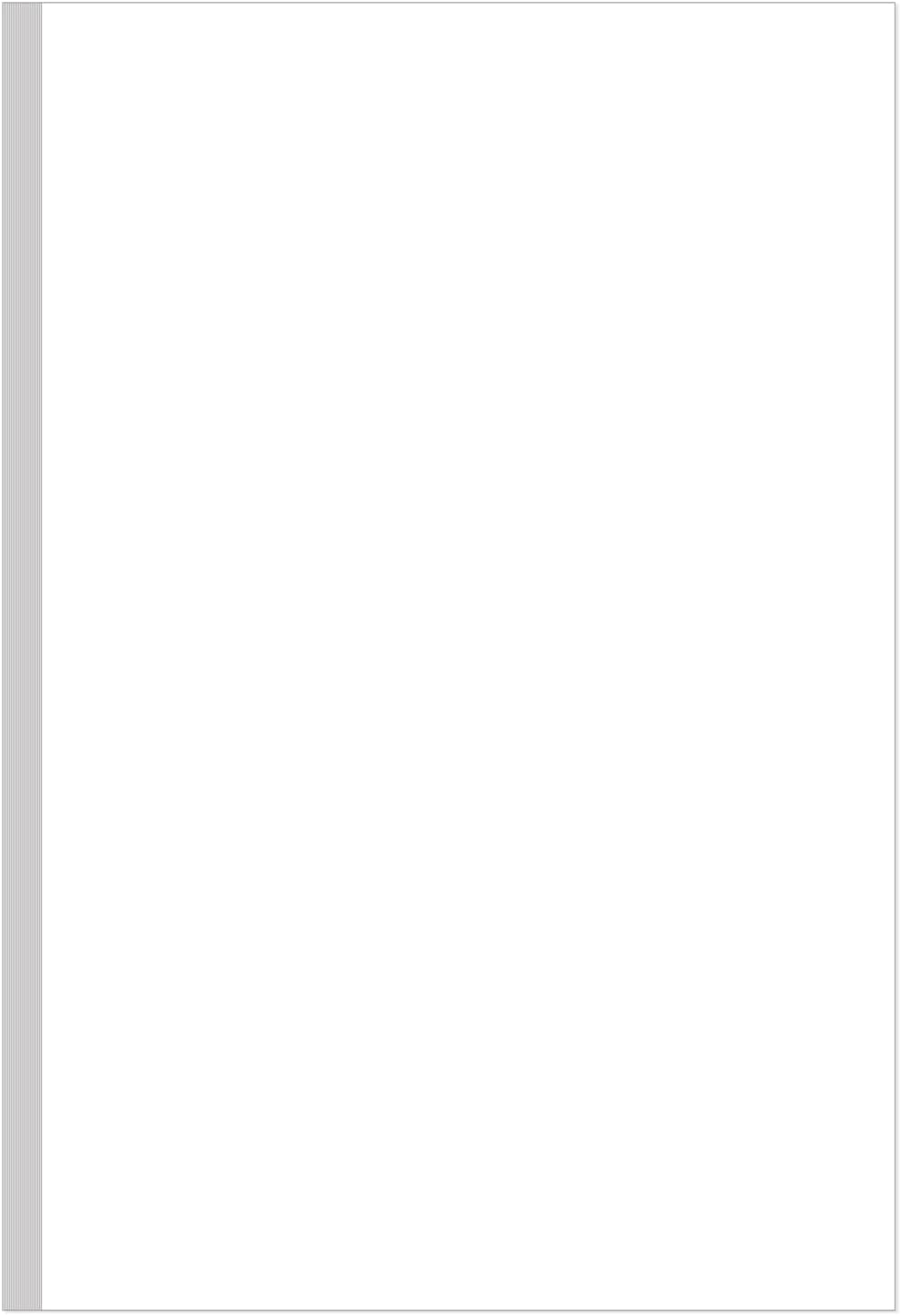 8.5" x 11" Printer Paper - 100 Sheets/200 Pages White Copy Paper, 20 lb Letter Size Papers Printing in Office/School/Home