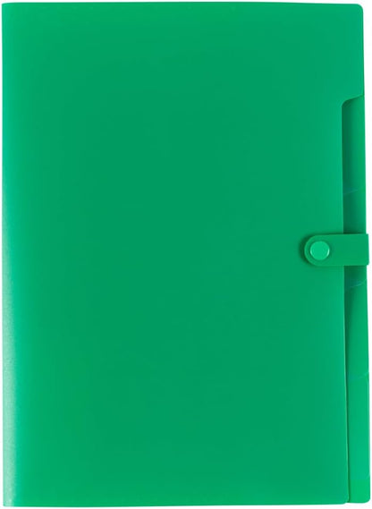 JAM Paper Accordion Folders - 13 Pocket Plastic Expanding File - Legal Size - 10 x 15 - Red - Sold Individually