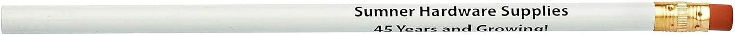 Pencil Guy Promotional Personalized Imprinted Round Pencils.-500 per box