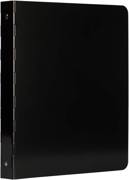 JAM PAPER Aluminium 2 inch Binders - Silver Aluminum 3 Ring Binder - Sold Individually
