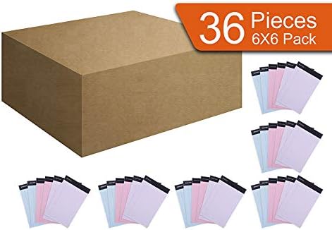 Mintra Office Colorful Legal Pads - Includes 2 Blue, 2 Pink, and, 2 Green Writing Pads, Micro Perforated Lined Sheets, Ideal for Professional & Personal Use, 5"x8" Narrow Ruled, 6 pack Basic Pastel