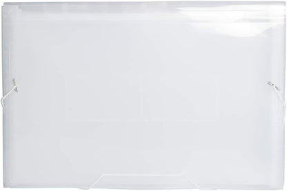 JAM Paper Accordion Folders - 13 Pocket Plastic Expanding File - Legal Size - 10 x 15 - Red - Sold Individually