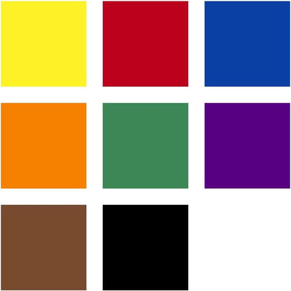 STAEDTLER Lumocolor Permanent Pen 317 Medium 1.0mm Line - Assorted Colours (Pack of 8) (317 WP8 ST), pack of 8