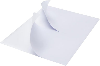MFLABEL Half Sheet Shipping Labels - 200 Self Adhesive Sticker Sheets for Laser & Inkjet Printers, Waterproof & Smudge-Free, with 12 Free Fragile Labels for Packaging, Shipping and Crafting - Colors B