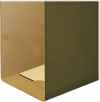 Pendaflex Extra Capacity Reinforced Hanging File, 3", Legal Size, Standard Green, 1/5 Cut, 25/BX (04153x3)